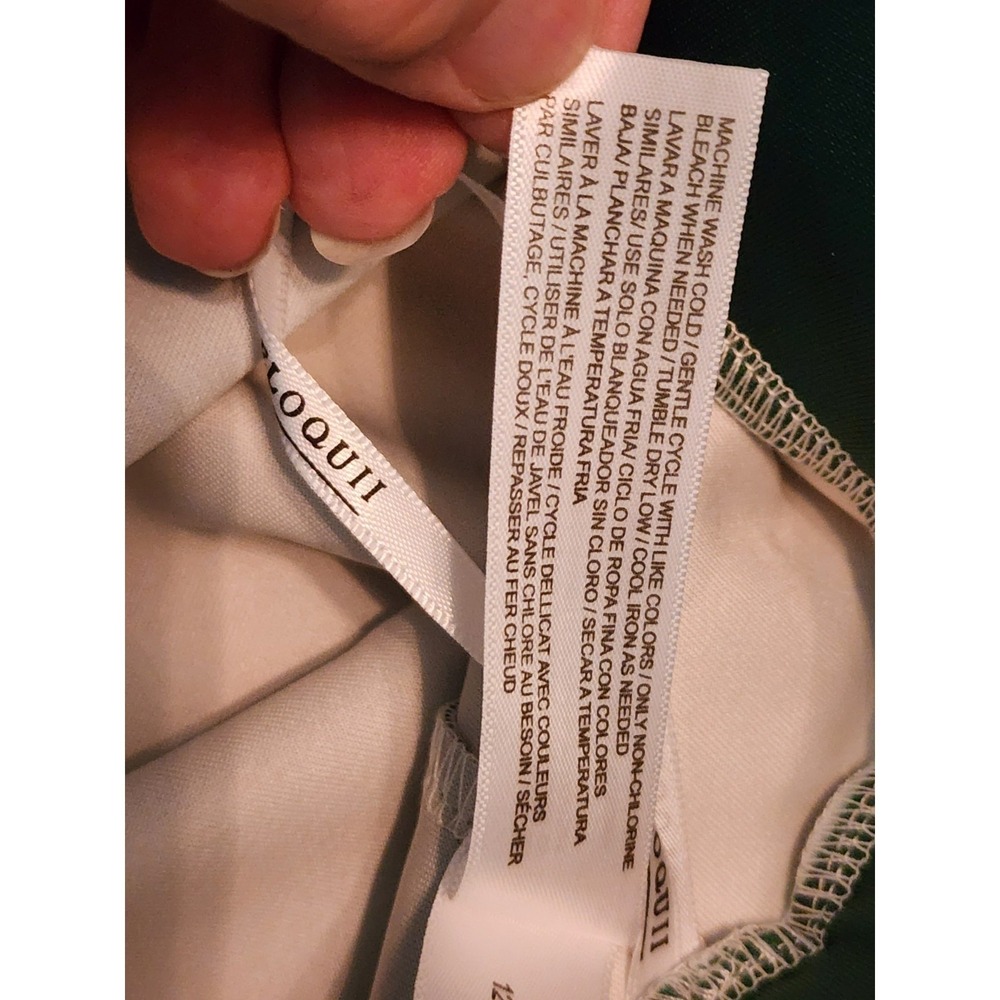 Eloquii NWT Women's 28 Pencil Skirt Abstract Print Colorblock Midi Plus Size - Picture 8 of 8